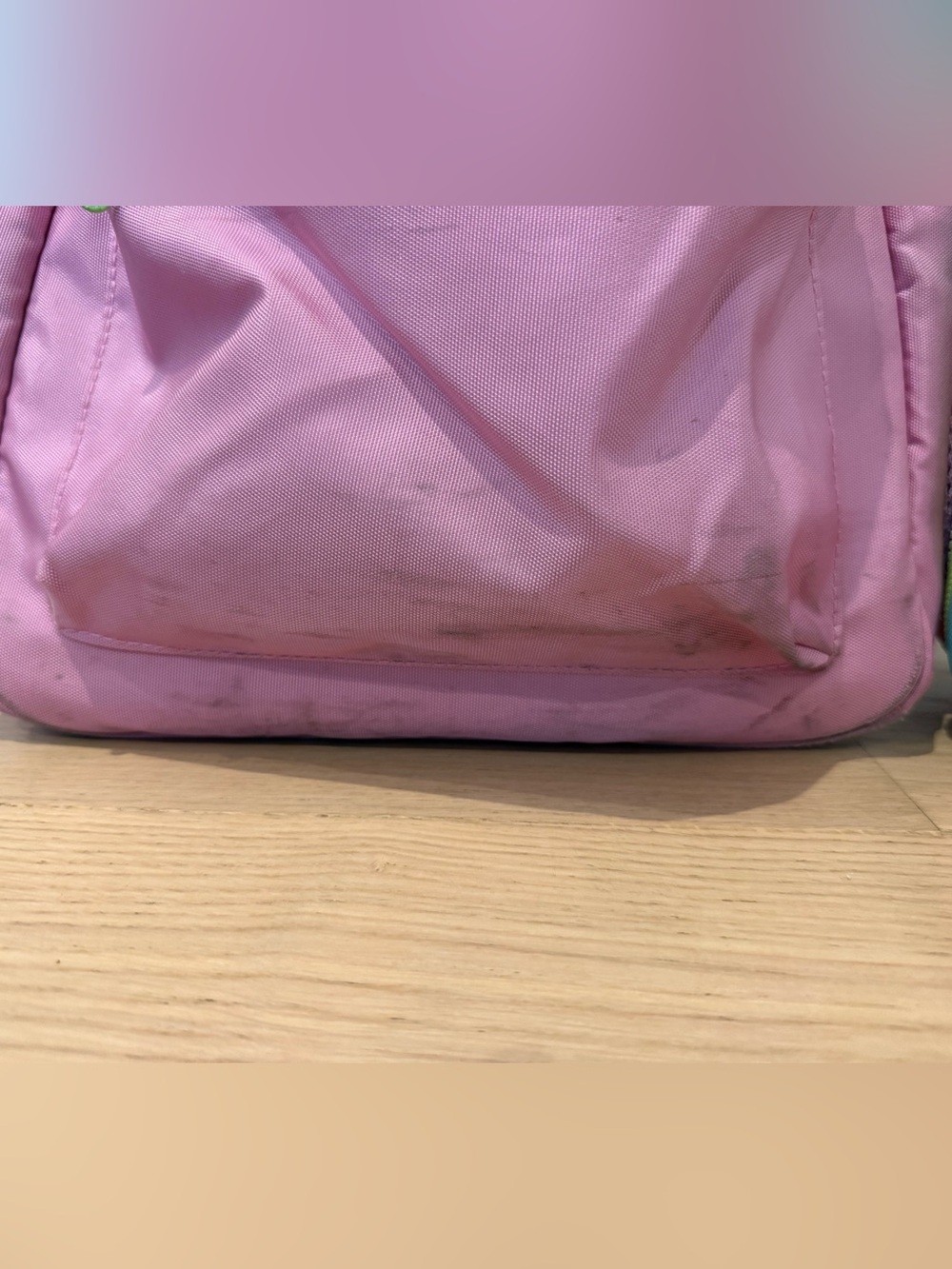 Pottery Barn Kids Pink/Aqua/Lime Astor Backpack and Lunchbox - Picture 4 of 8